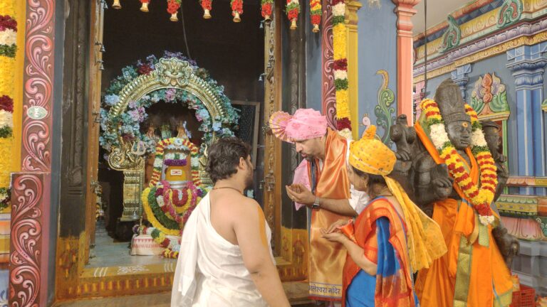 CD Chavan celebrated Bonalu at Mahankaleswari Temple in Miralammandi