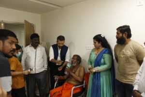 Global Hindu Federation's Chairman Sri Chandrshekhar Chavan visited Sri Balakrishna at Hospital