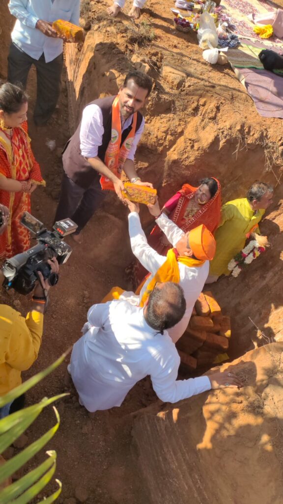 Global Hindu Federation at Kedarnath Temple Stone Foundation Ceremony