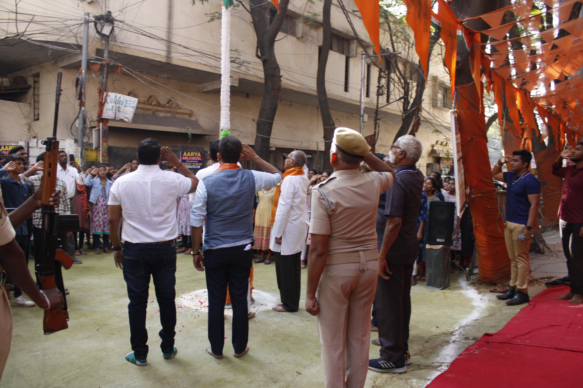 Republic Day Celebrations at VHP Koti Office