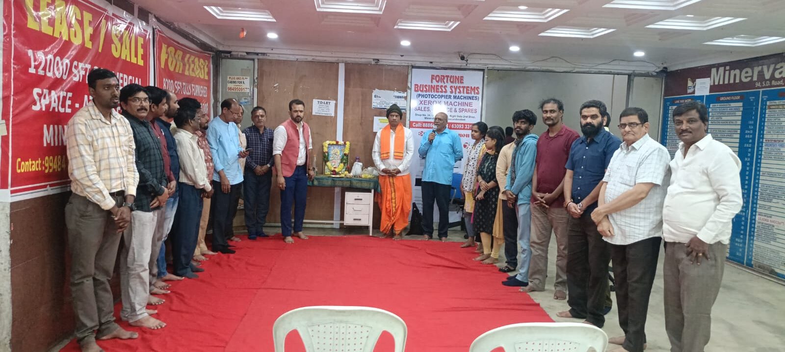 Hanuman Chalisa 66th week celebration with devotees and guest Sudeep Garu